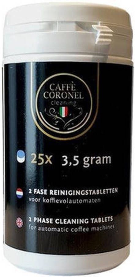 Caffè Coronel 2 fase Reinigingstabletten 25x voor JURA volautomaten
