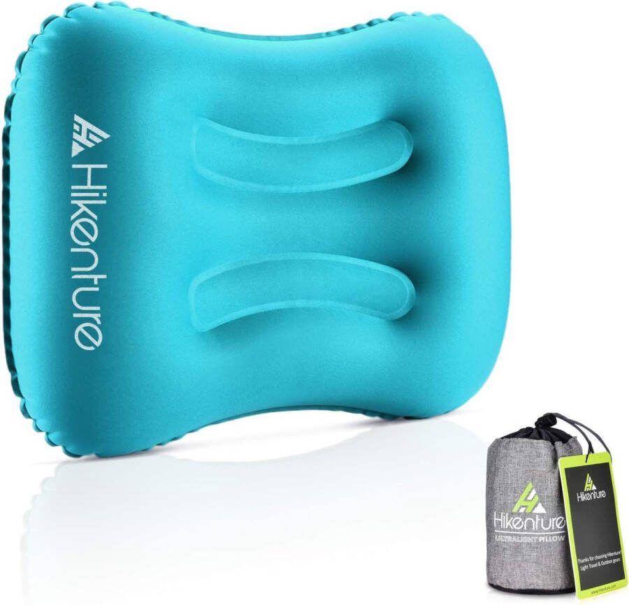 Camping kussen licht reiskussen opblaasbaar hoofdkussen nekkussen camping Pillow voor camping reizen outdoor (blauw groen oranje)