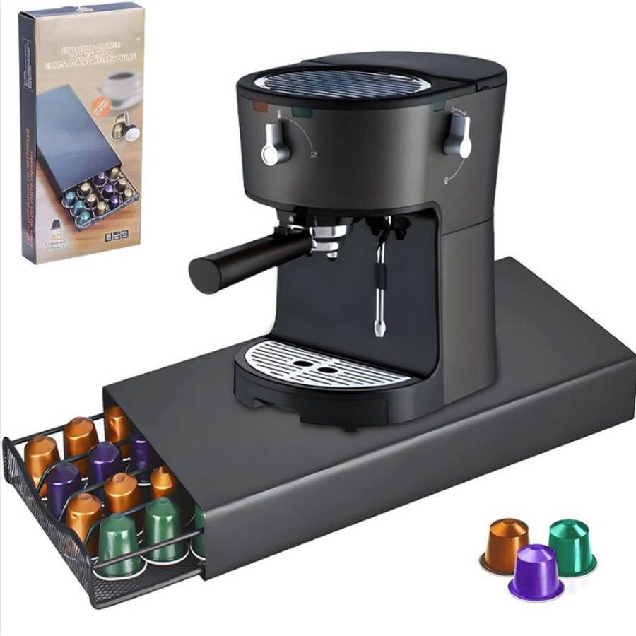 Capsulehouder Capsuledispenser Koffiepad Houder Koffiecapsulehouder Anti Slip Voor 40 capsules