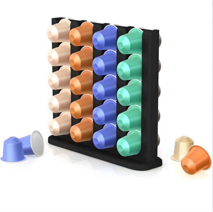 Capsulehouder Capsuledispenser Koffiepad Houder Koffiecapsulehouder Voor 40 capsules