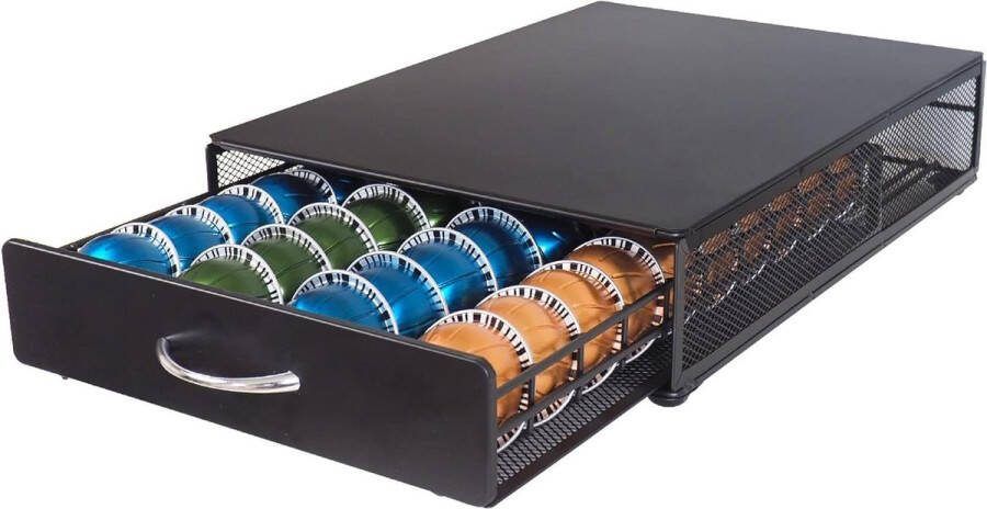 Capsulehouder Met Lade Voor 40 Nespresso Vertuo Cups Koffie Cups Opslag capsulehouder nespresso