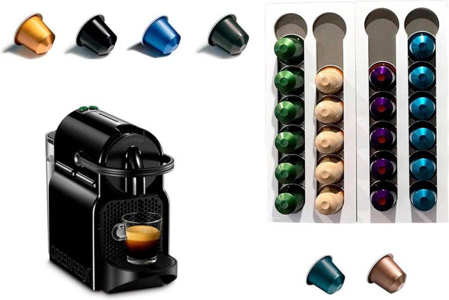 Capsulehouder Nespresso methacrylaat koffiecapsulehouder 24 capsules Wit Kleuren Koffieopslag capsulehouder nespresso
