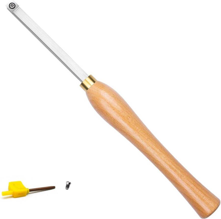 Carbide Draaibank Tool Mini Size Ruwer Vierkante Tip Beitel voor Houtdraaien Hobbyist of DIY of Timmerman