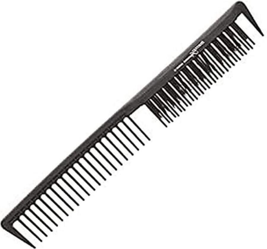 Carbon Comb 9-Inch Lengte Antraciet Professionele Haarstyling Kam