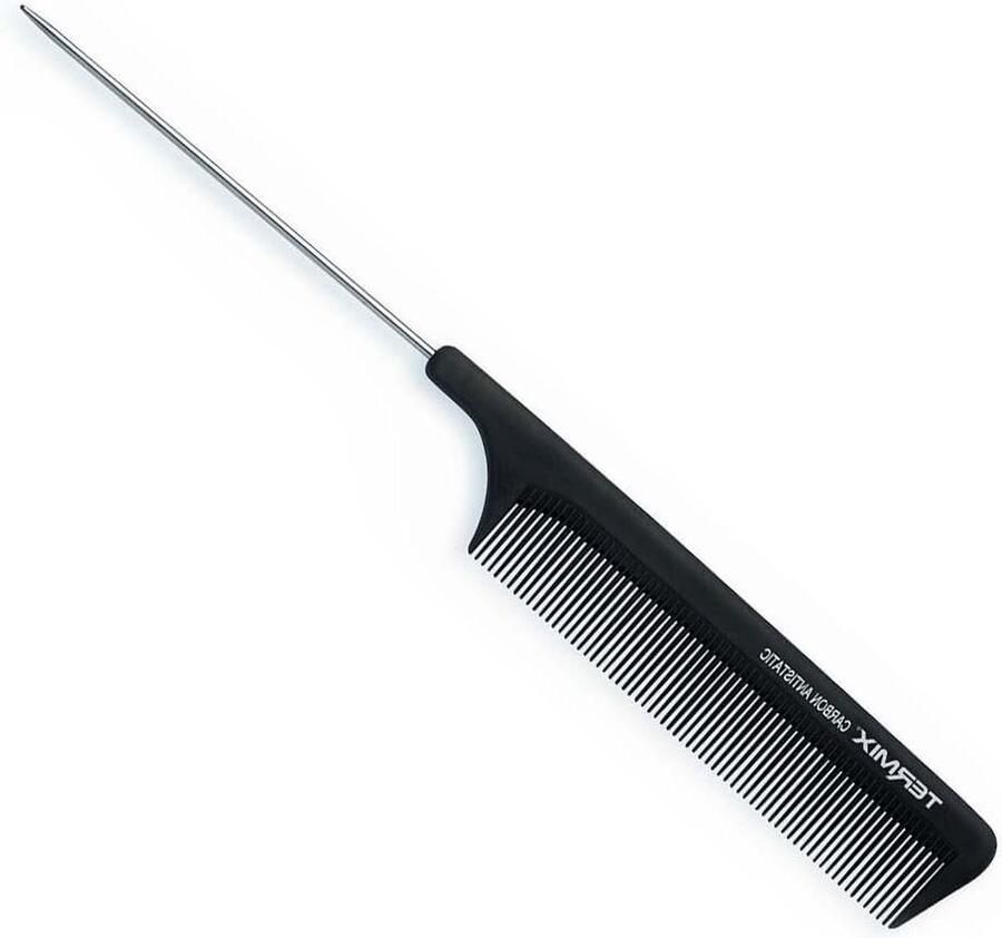 Carbon kam met metalen borstelharen voor highlights en stylings duurzame vezel antistatisch hoge temperaturen bestendig