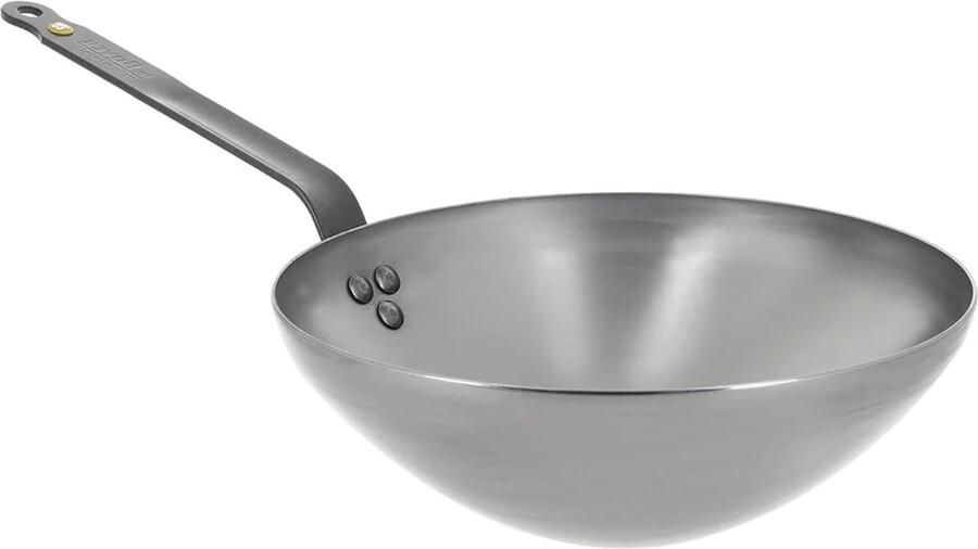 Carbon Steel Wok Grijs Kookpan voor Inductie 5618.28
