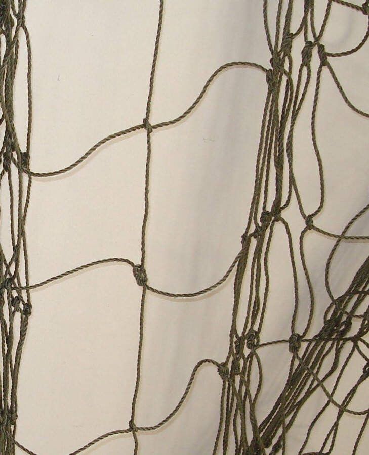 Cargo Cover Net Heavy Duty Pond Kinderbeveiliging Zwembad Beschermer Paardenvoer 100x100mm Mesh 2mm String 5x6m kaki bird netting