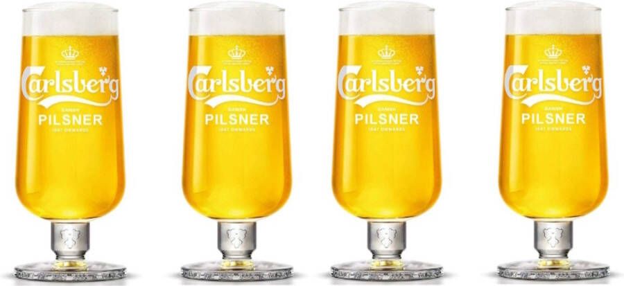 Carlsberg Bierglazen 4 stuks Pint