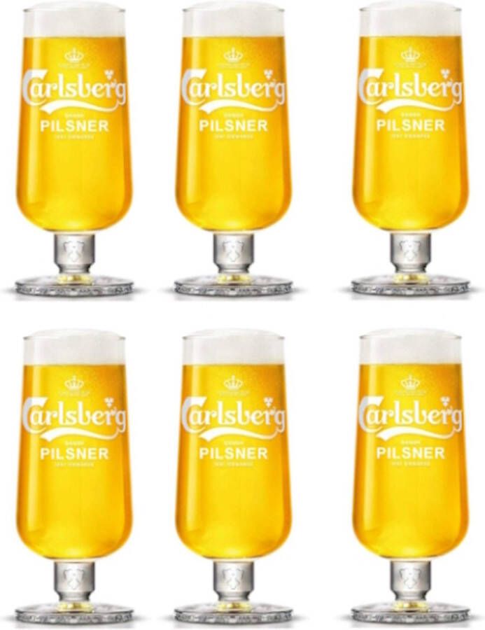 Carlsberg Bierglazen 6 stuks Pint