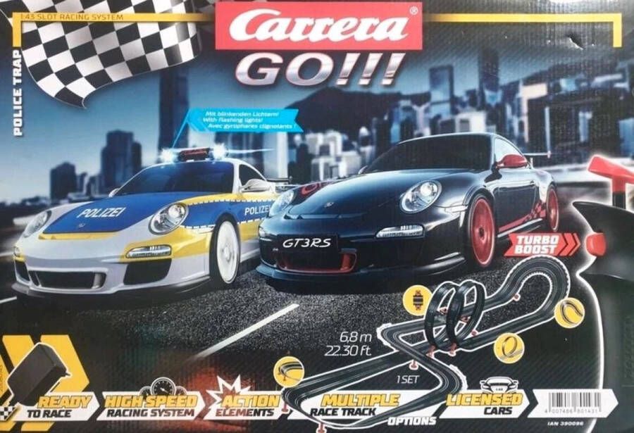 Carrera GO! Police trap Porsche