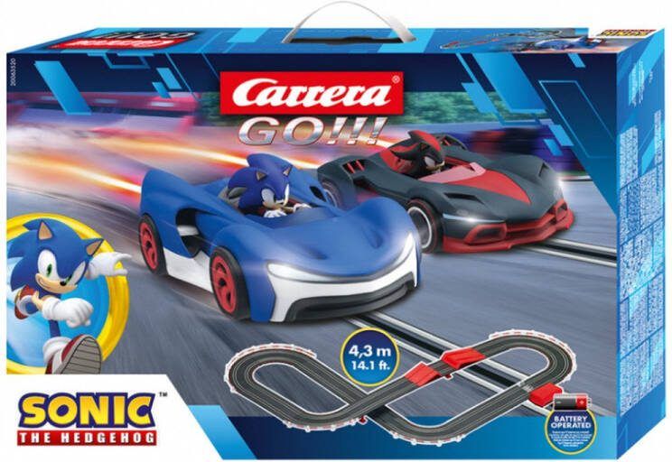 Carrera GO!!! Sonic vs. Shadow Racebaan 4 3m Racebaan