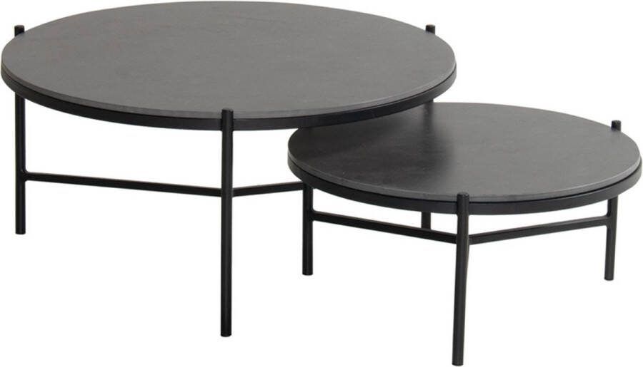Hartman tuinmeubelen Hartman Carson lounge tuintafel Ø 82cm (h:38cm) Laagste prijsgarantie!