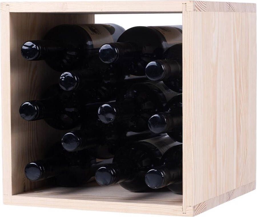 Caverack KVART FICO Simpel frame Wijnrek Grenen