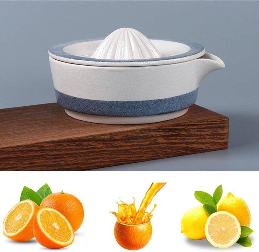 Ceramic Citrus Orange Juicer Manual Juicer for Squeezing Oranges Limes Dishwasher Safe