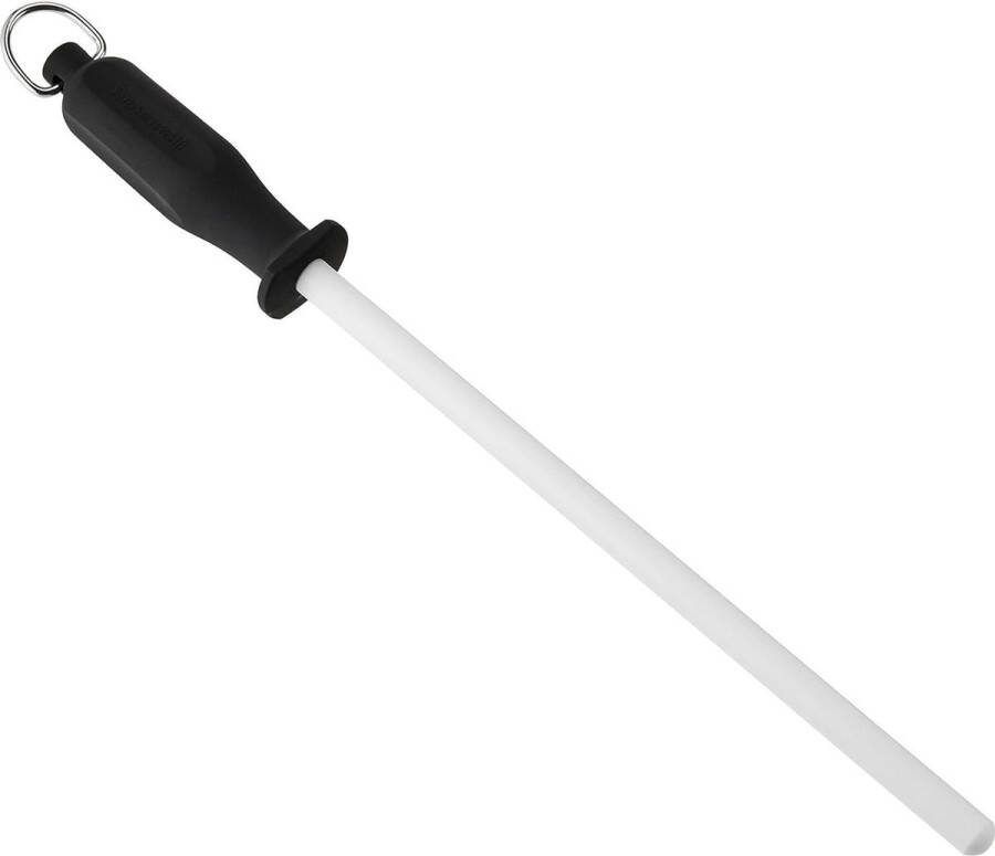Ceramic Rod Knife Sharpener 12 inch zwart Messenslijper van keramiek