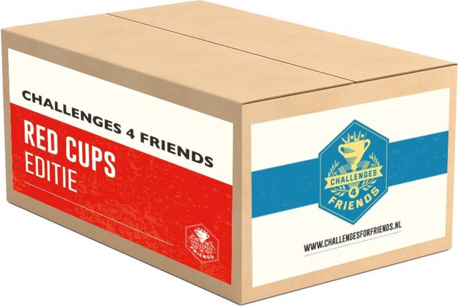Challengesforfriends Red Cups editie drankspel partygames spelletjes voor volwassenen