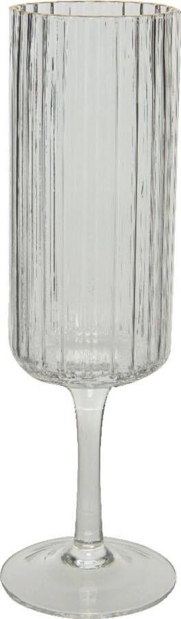 Champagneglas gouden rand