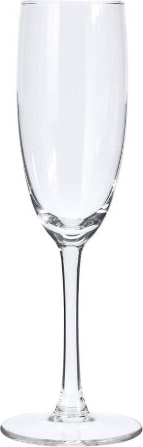 Merkloos Champagneglazen set 4x 180 ml glas champagneflutes Champagneglazen