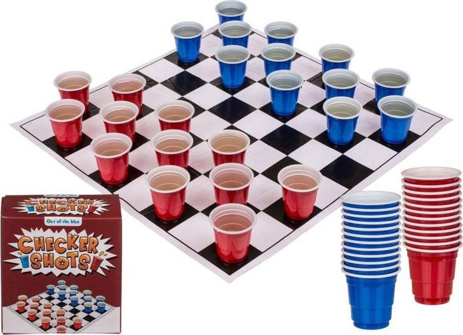 Checker Shots Dammen Drankspel