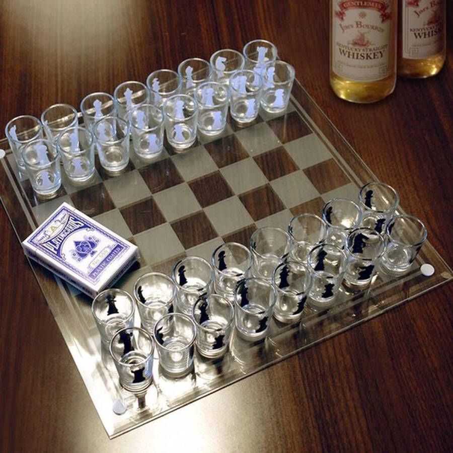 Chess schaken drankspel shot kerstcadeau