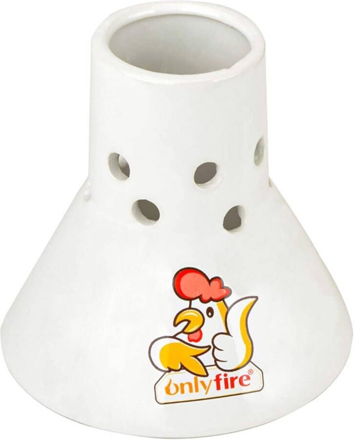 Chicken Roaster Ceramic Chicken Stand Chicken Holder Grill Beer Can Chicken Griller Poultry Roaster with Aroma Container Grill Accessories