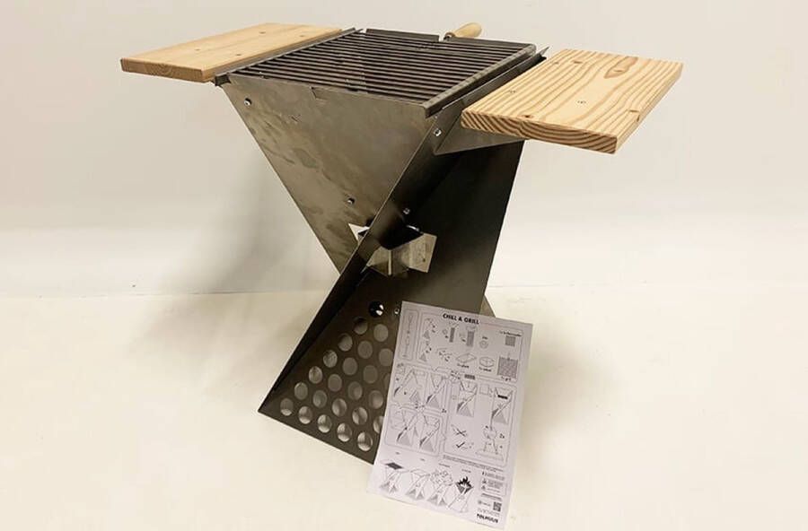 Chill & Grill Barbecue bloembak tafel vuurkorf compostbak
