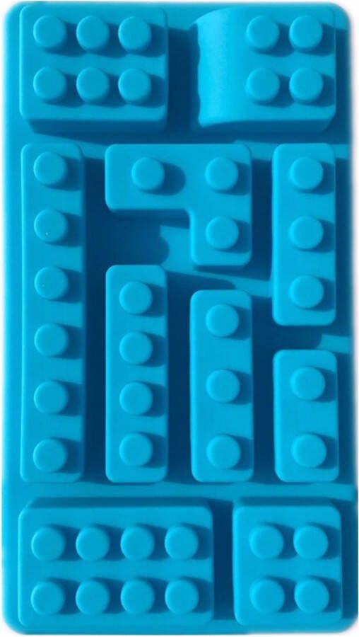 Merkloos Sans marque chocolade bakvorm bouwblokjes 15x8 5cm siliconen