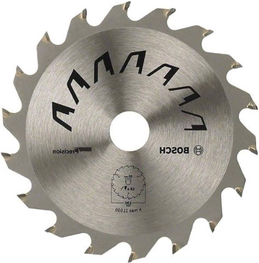 Cirkelzaagblad Precison Hout Ø 150 x 2.5 1.5 x 20 16 mm 36 Tanden ATB Reduceerring 16 mm Accessoires Cirkelzagen