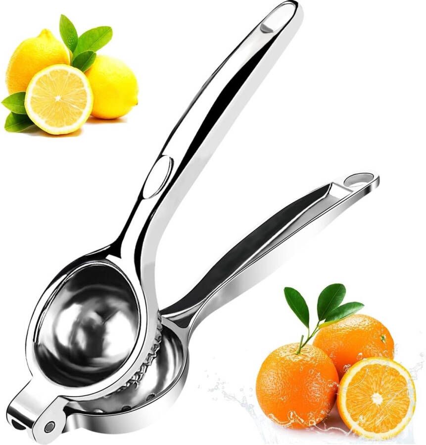 Citroenpers handpers citruspers handmatig anti-etmiddel zware sappers 7 cm diameter citroenknijper voor keuken bar restaurant veilig en duurzaam