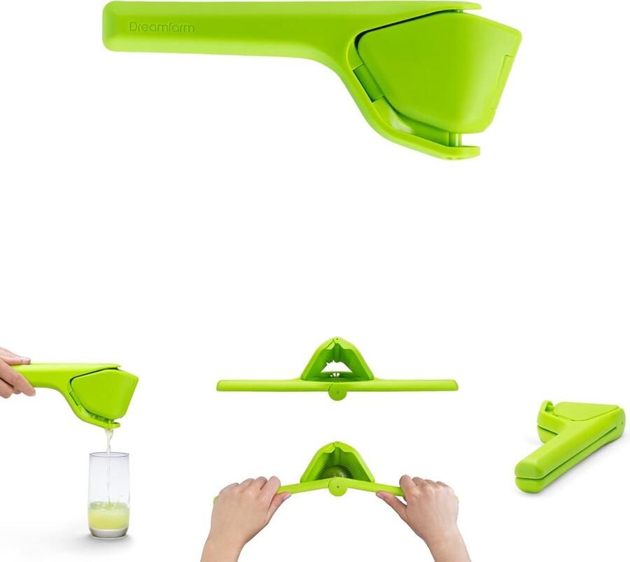 Citruspers Sapcentrifuge Handmatige Citruspers handpers sapcentrifuge andere schaalvrije vruchten 9 inch vermindert de benodigde inspanning gemakkelijk samen te drukken ergonomisch handmatig opvouwbaar