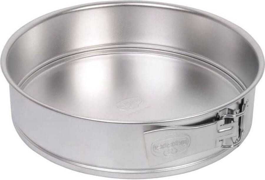 Classic Bakvorm platte bodem Ronde Taartvorm van Blik 26 cm Ø Geschikt voor Gasovens Hoeveelheid: 1 stuk Springvorm
