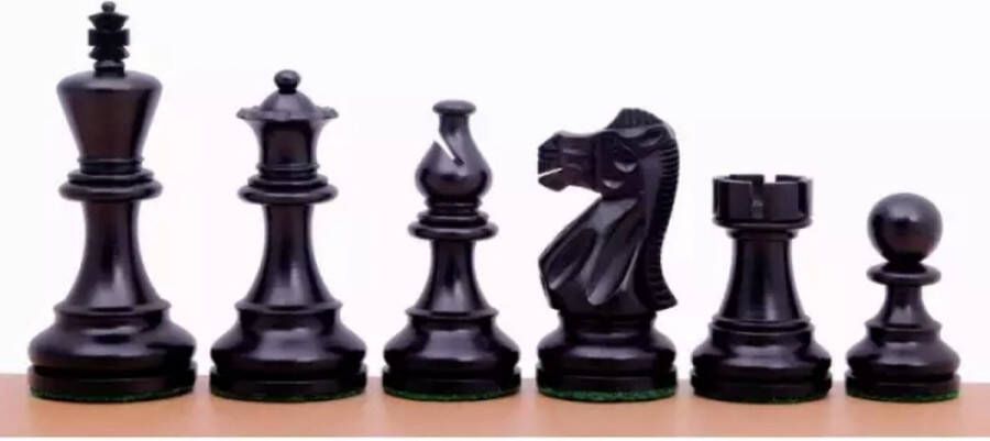 Classic ebonised schaakstukken 3.75