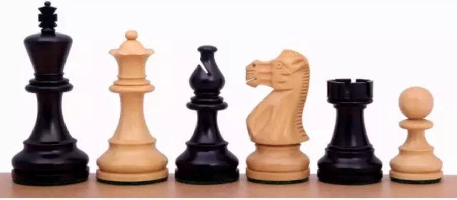 Classic ebonised schaakstukken 4