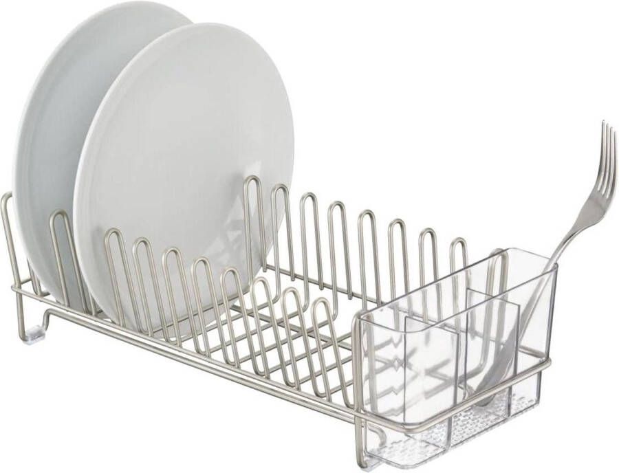 Classico Compact afdruiprek satijn transparant Ruimtebesparend ontwerp