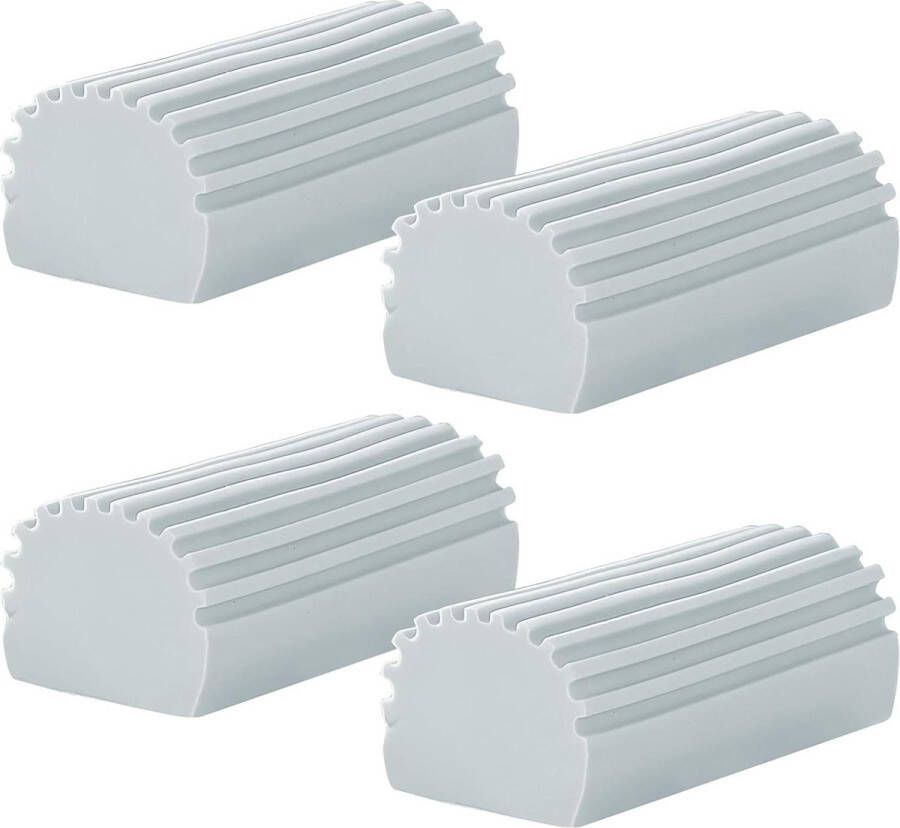 Clean Duster spons voor jaloezieën en spiegels 4 stuks Sponzen schoonmaak