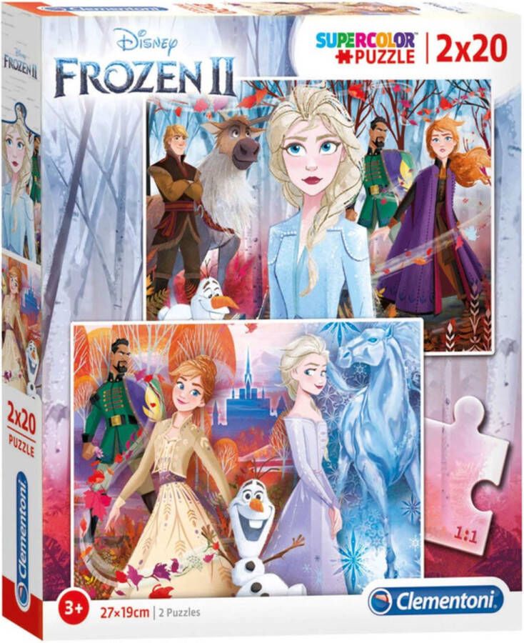 Disney Clementoni Frozen 2 puzzel 2x20 st