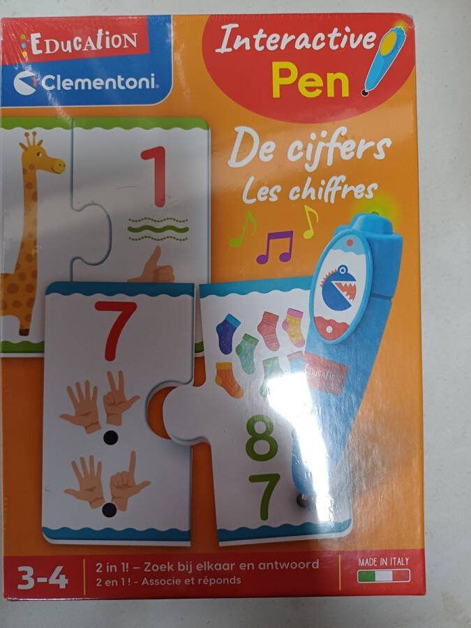 Clementoni interactieve pen de cijfers