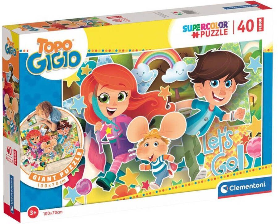 CLEMENTONI TOPO GIGIO VLOERPUZZEL 40 STUKJES
