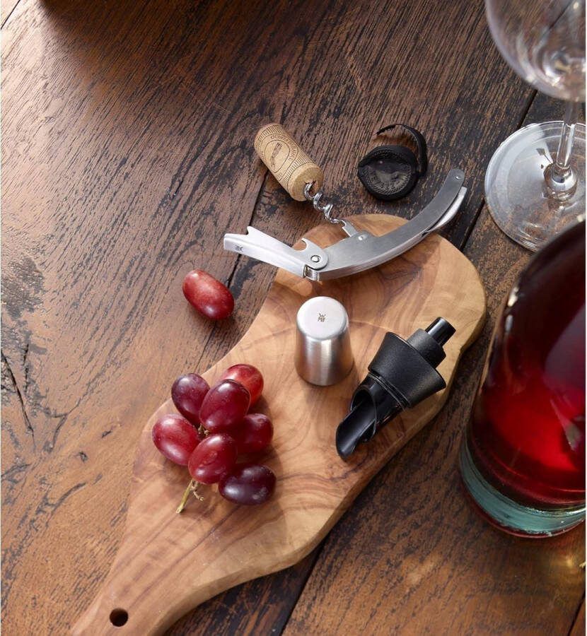 Clever & More 3-in-1 Kelnersmes Foliesnijder Kurkentrekker Flesopener Hefboommechanisme Alle Soorten Kurken 10 cm kurkentrekker wijn