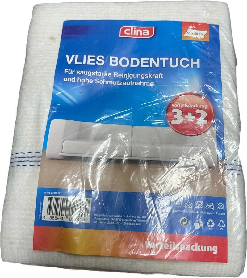 Clina Dweilen 50x60cm 5 stuks