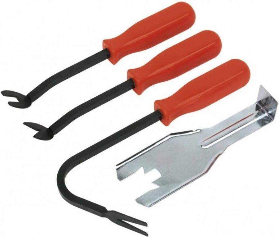 Clip verwijderaar set Koevoet set Deurbekleding losgereedschap GEKO