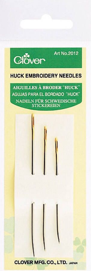 Clover Huck Borduurnaalden 3 stuks