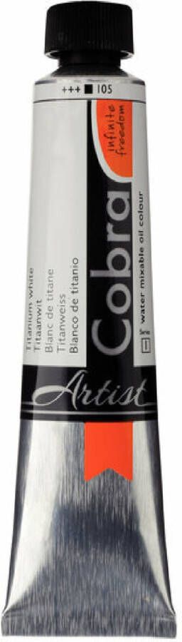 Cobra Artist olieverf 105 titaanwit 40 ml