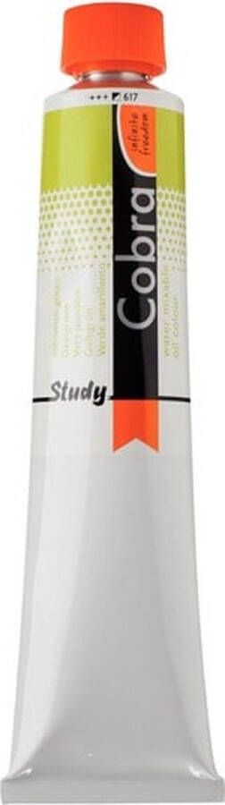 Cobra Study Water Vermengbare Olieverf Tube Geelgroen 617 200 ml