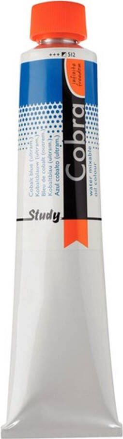 Cobra Study Water Vermengbare Olieverf Tube Kobaltblauw ultramarijn 512 200 ml