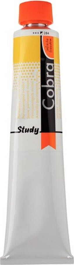 Cobra Study Water Vermengbare Olieverf Tube Permanentgeel middel 284 200 ml