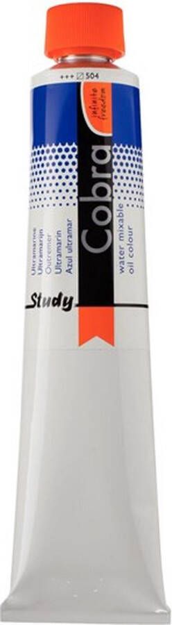 Cobra Study Water Vermengbare Olieverf Tube Ultramarijn 504 200 ml