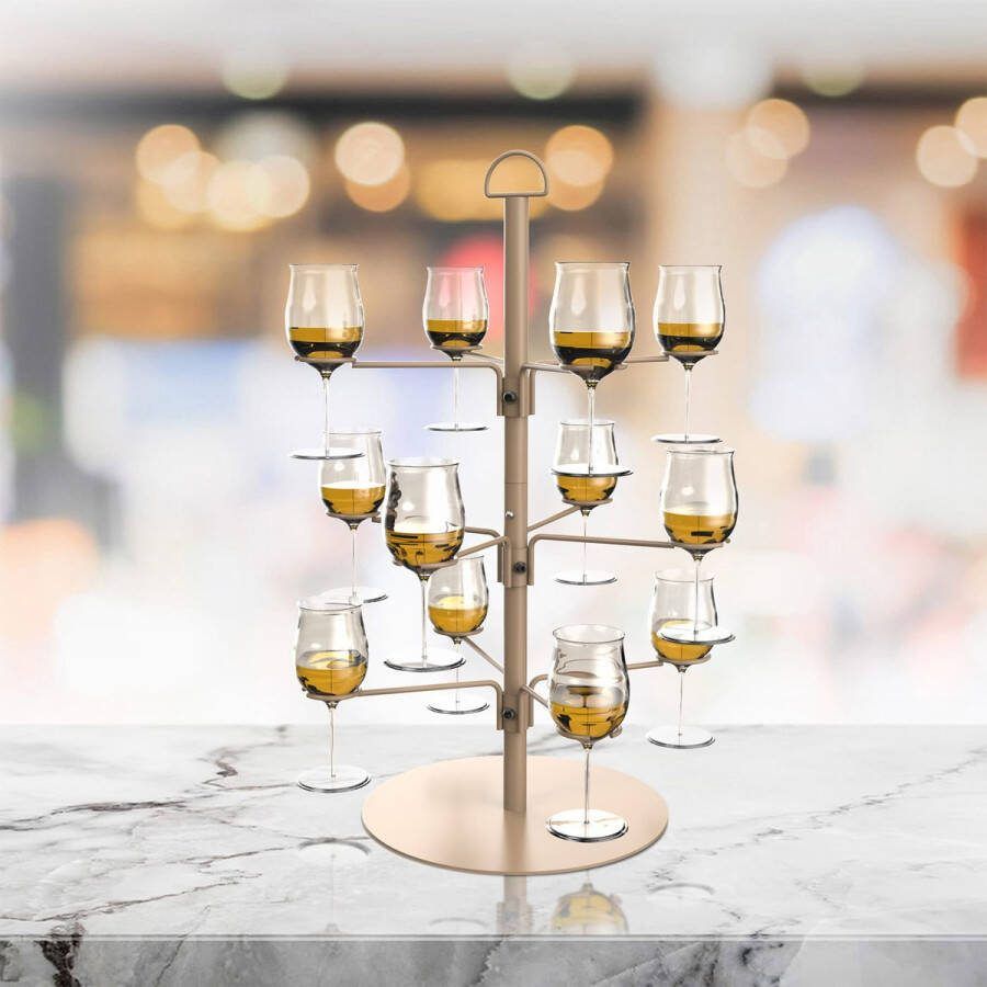 Cocktail Boom Wijnrek Decoratieve Accessoires Tafel Accessoires Goud Staal