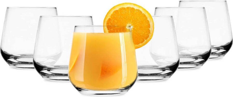 Cocktailglazen 0 31 liter vaatwasmachinebestendig kleine sapglazen 6 x 310 ml 6 stuks