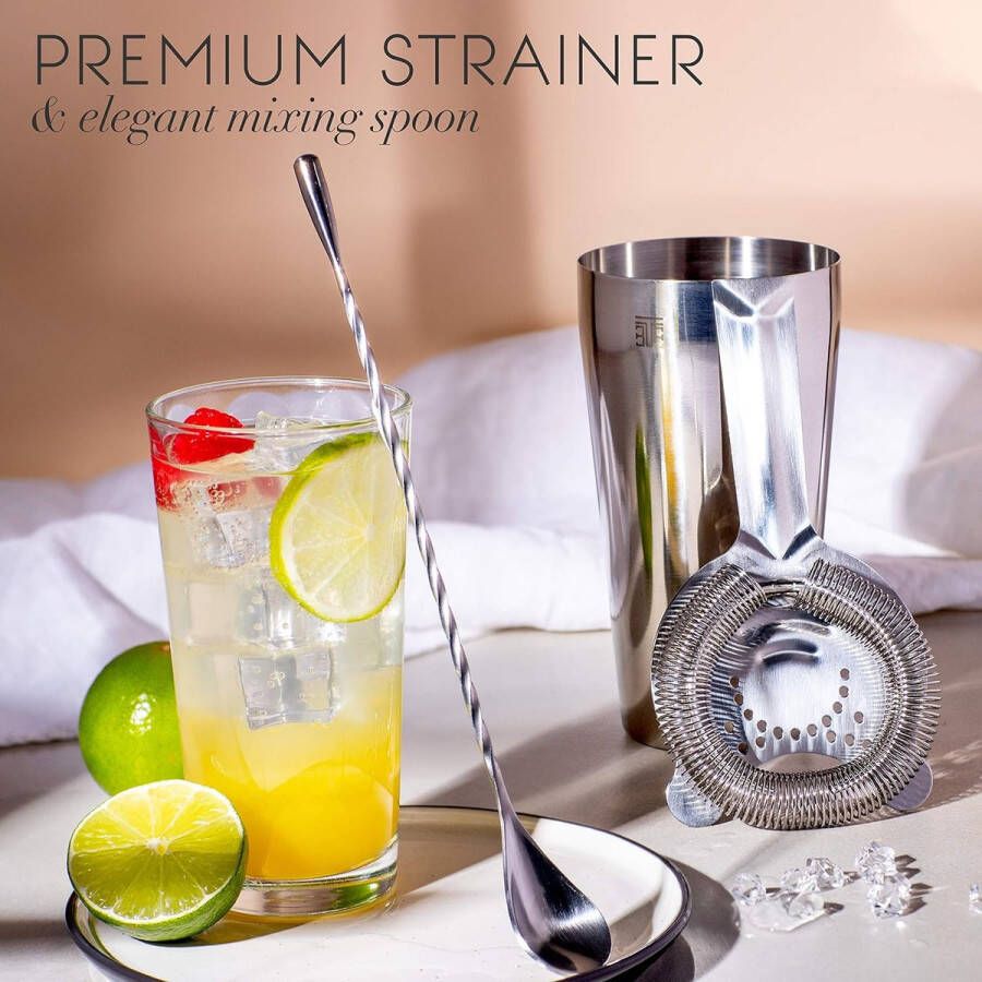 Cocktailshaker set Premium cocktailshakerset